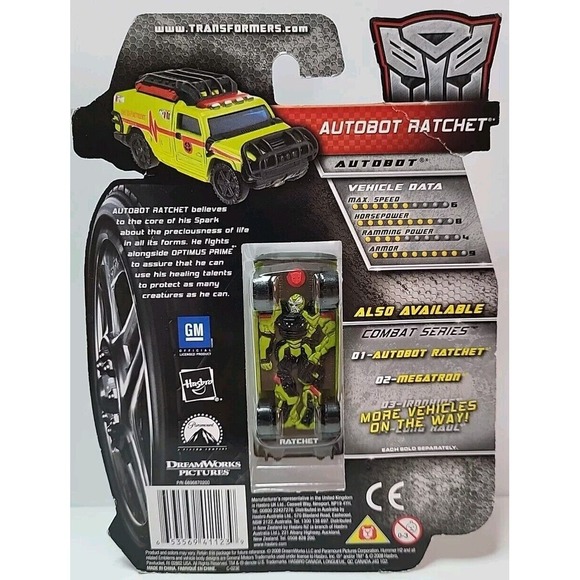 Transformers RPMs Autobot‎ RATCHET  Combat Series #01  2008 - Picture 3 of 9